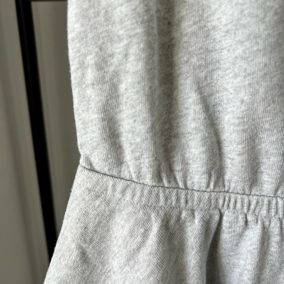 Mustard Seed open-back peplum top, grey, US size M - Picture 4 of 6